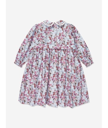 Sarah Louise Girls Floral Print Dress in Ivory meilleur choix