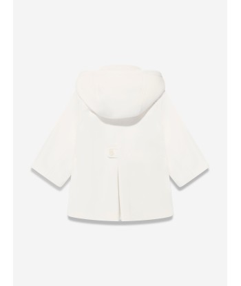 Sarah Louise Boys Hooded Coat in Ivory Jusqu'à 80% De Réduction