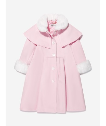 Sarah Louise Girls Coat And Hat Set in Pink en ligne des produits 