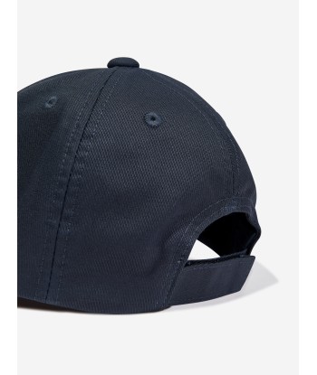 Emporio Armani Kids Logo Baseball Cap in Navy d'Europe débarque