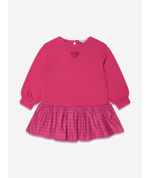 Emporio Armani Baby Girls Sweater Dress in Pink Découvrez la collection