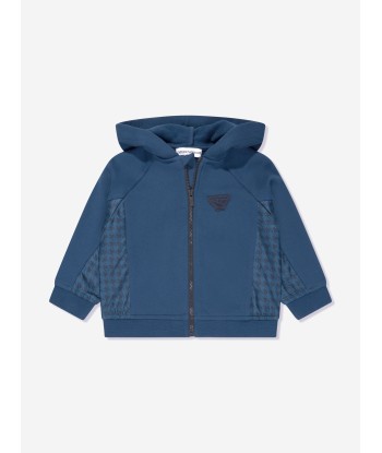 Emporio Armani Baby Boys Zip Up Top in Blue plus qu'un jeu 