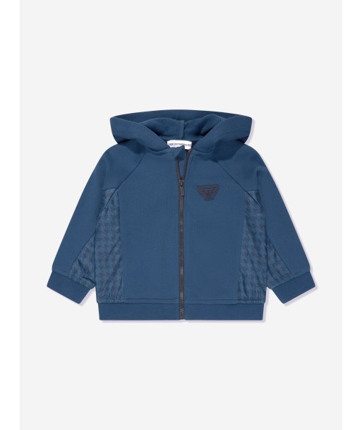 Emporio Armani Baby Boys Zip Up Top in Blue plus qu'un jeu 