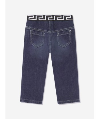 Versace Baby Boys Slim Fit Jeans in Blue acheter