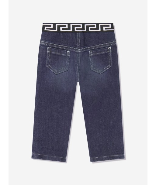 Versace Baby Boys Slim Fit Jeans in Blue acheter