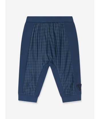 Emporio Armani Baby Boys Logo Joggers in Blue sélection de produits