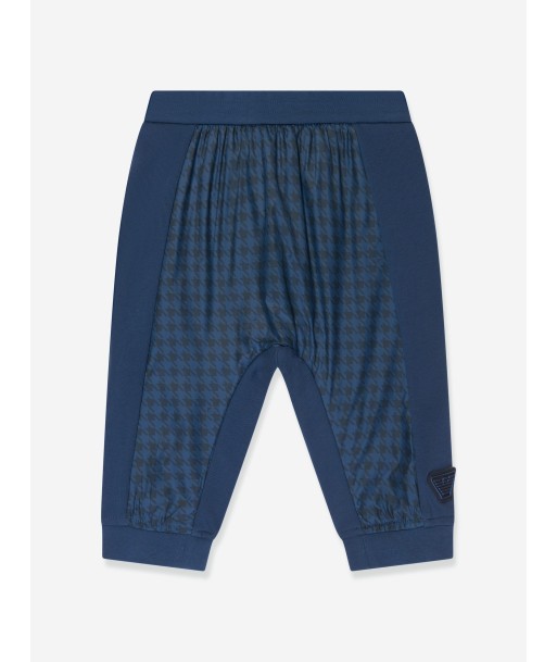 Emporio Armani Baby Boys Logo Joggers in Blue sélection de produits