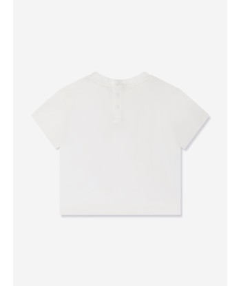 Emporio Armani Baby Boys Logo T-Shirt in White Comparez plus de prix