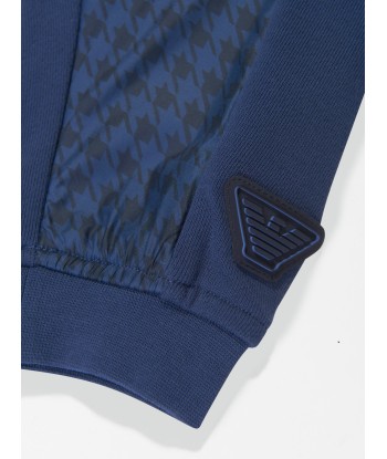 Emporio Armani Baby Boys Logo Joggers in Blue sélection de produits