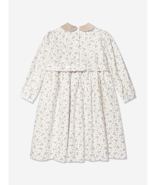 Sarah Louise Girls Floral Print Dress in Ivory Toutes les collections ici