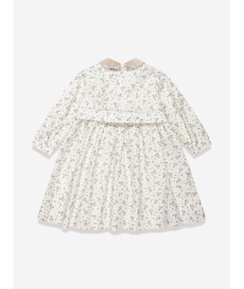 Sarah Louise Baby Girls Floral Dress in Ivory Les êtres humains sont 