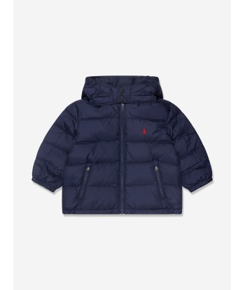 Ralph Lauren Boys Puffer Jacket in Navy pas cheres