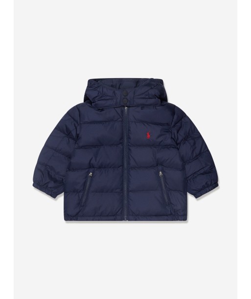 Ralph Lauren Boys Puffer Jacket in Navy pas cheres