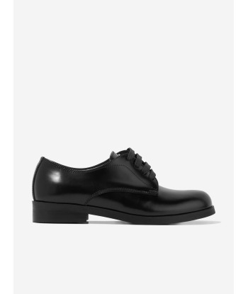 Dolce & Gabbana Boys Leather Lace Up shoes in Black les muscles