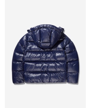 Ralph Lauren Girls Puffer Jacket in Navy hantent personnes