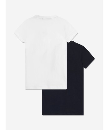 Emporio Armani Boys 2 Pack T-Shirt Set in Navy Amélioration de cerveau avec