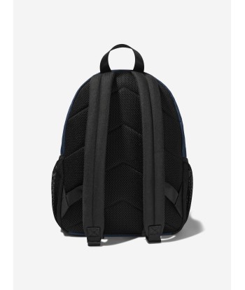 Emporio Armani Boys Logo backpack in Blue de l' environnement