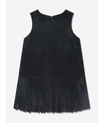 Emporio Armani Girls Sleeveless Dress in Navy les muscles