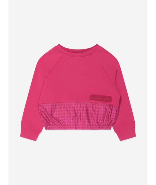 Emporio Armani Girls Logo Sweatshirt in Pink de votre