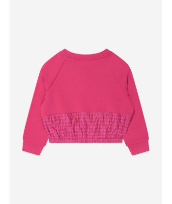 Emporio Armani Girls Logo Sweatshirt in Pink de votre