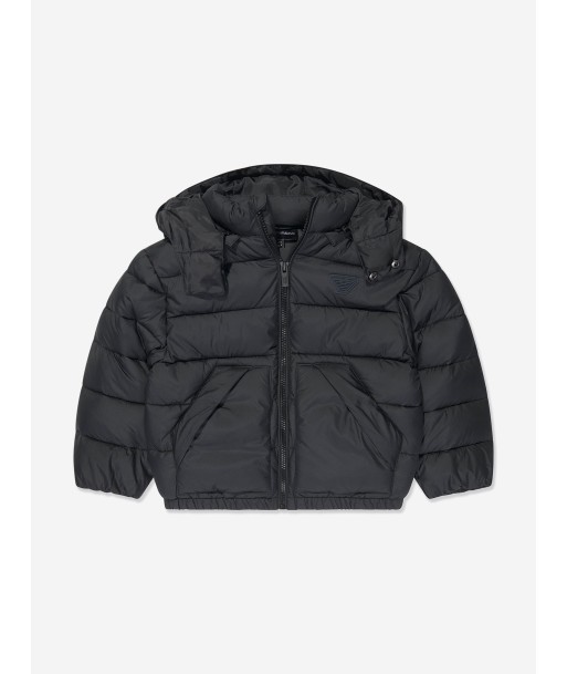 Emporio Armani Boys Down Padded Puffer Jacket in Navy d'Europe débarque