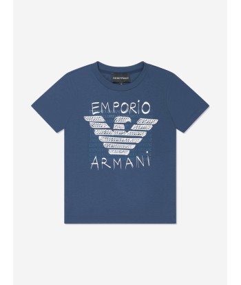 Emporio Armani Boys 3 Pack T-Shirts Set in Multicolour Venez découvrir notre 