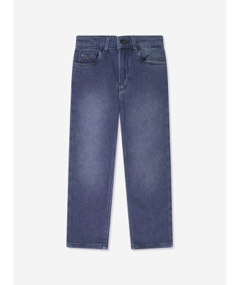 Emporio Armani Boys Slim Fit Jeans in Blue Jusqu'à 80% De Réduction