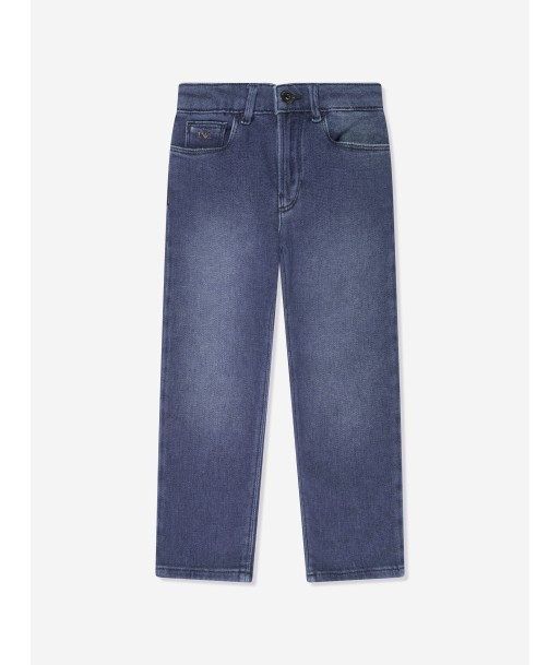 Emporio Armani Boys Slim Fit Jeans in Blue Jusqu'à 80% De Réduction