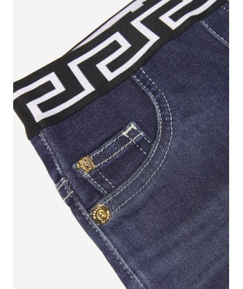 Versace Baby Boys Slim Fit Jeans in Blue acheter