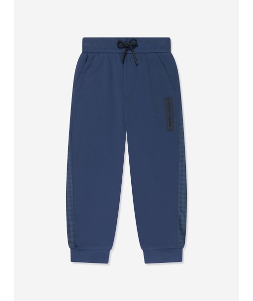 Emporio Armani Boys Logo Joggers in Blue store