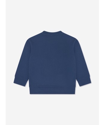 Emporio Armani Boys Logo Sweatshirt in Blue Comparez plus de prix