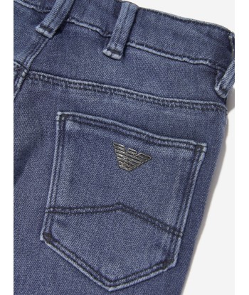 Emporio Armani Boys Slim Fit Jeans in Blue Jusqu'à 80% De Réduction