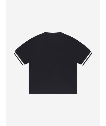 Emporio Armani Boys Logo T-Shirt in Navy paiement sécurisé