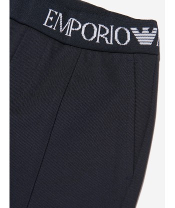 Emporio Armani Boys Logo Trousers in Navy livraison et retour toujours gratuits