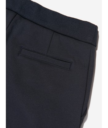 Emporio Armani Boys Logo Trousers in Navy livraison et retour toujours gratuits