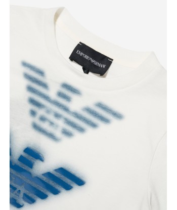 Emporio Armani Boys Logo T-Shirt in White suggérées chez