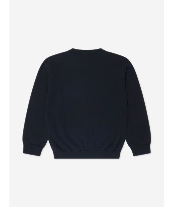 Emporio Armani Baby Boys Logo Jumper in Navy prix pour 