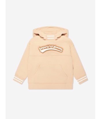 Emporio Armani Kids Logo Tracksuit in Beige basket pas cher