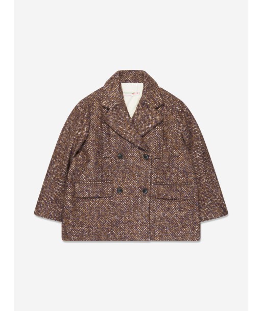 Bonpoint Girls Coat in Brown l'évolution des habitudes 