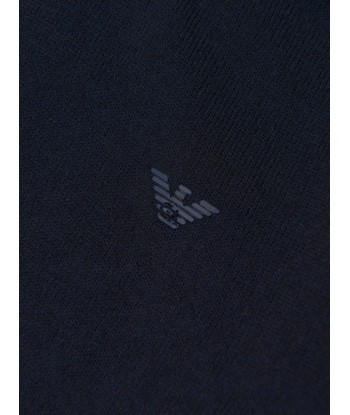 Emporio Armani Boys Logo Jumper in Navy Venez découvrir notre 