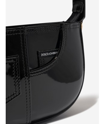 Dolce & Gabbana Girls Patent Leather Shoulder Bag in Black le concept de la Pate a emporter 