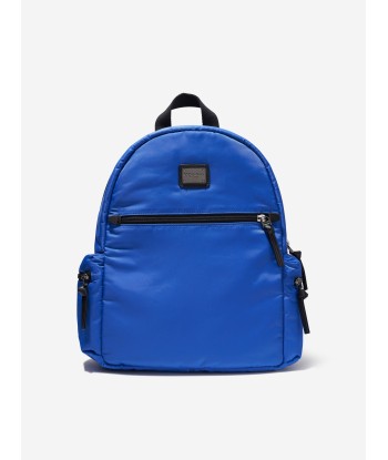 Dolce & Gabbana Kids Branded Backpack in Blue prix