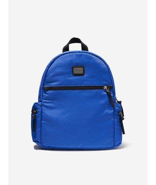 Dolce & Gabbana Kids Branded Backpack in Blue prix