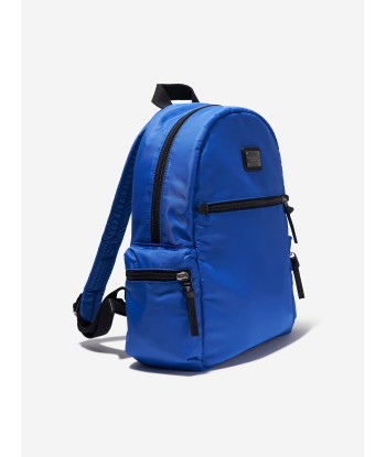 Dolce & Gabbana Kids Branded Backpack in Blue prix