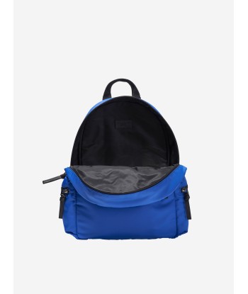 Dolce & Gabbana Kids Branded Backpack in Blue prix