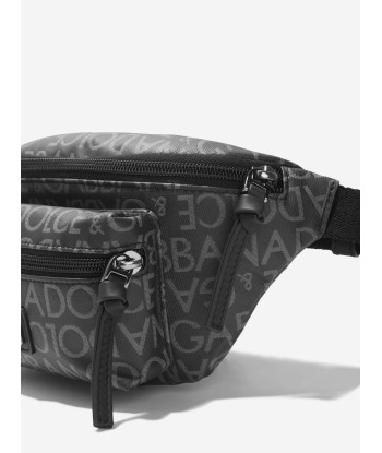 Dolce & Gabbana Kids Logo Belt Bag in Black chez Cornerstreet bien 