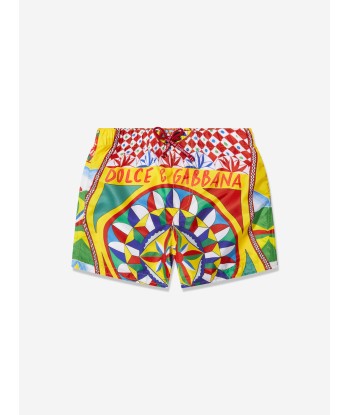 Dolce & Gabbana Baby Boys Carretto Logo Swim Shorts in Multicolour plus qu'un jeu 