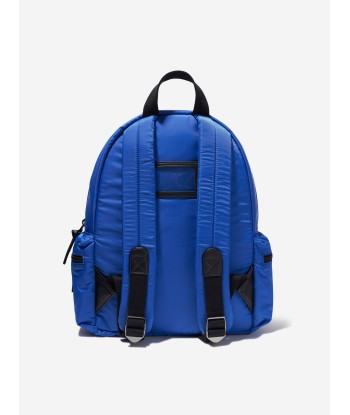 Dolce & Gabbana Kids Branded Backpack in Blue prix