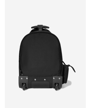 Dolce & Gabbana Kids Logo Trolley Backpack in Black Fin de série