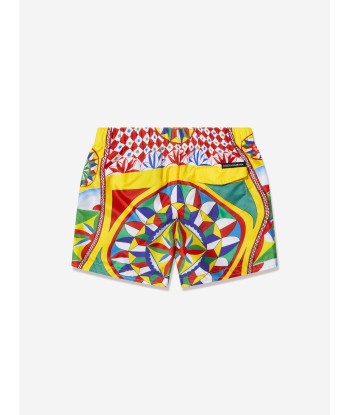 Dolce & Gabbana Baby Boys Carretto Logo Swim Shorts in Multicolour plus qu'un jeu 